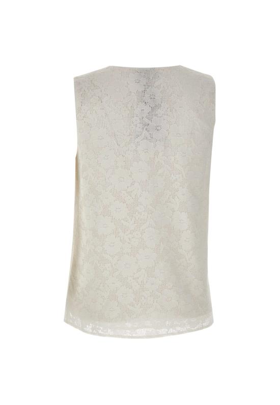 26SS 마렐라 민소매 티셔츠 2613941072200 001 WHITE - MARELLA