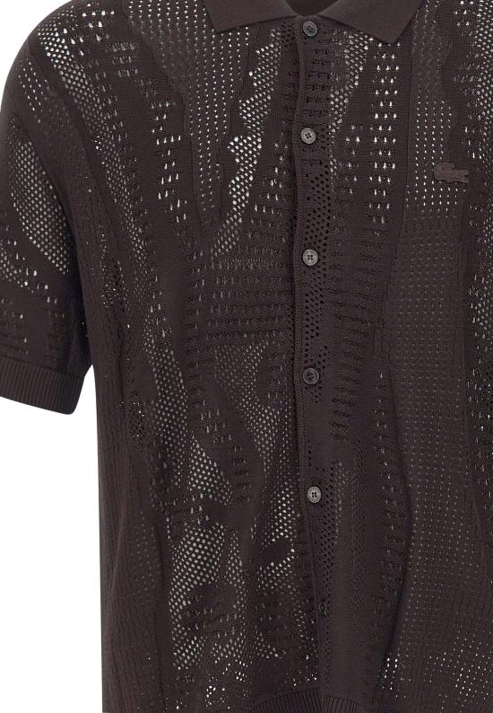 26SS 라코스테 셔츠 AH0796 3LA BROWN - LACOSTE