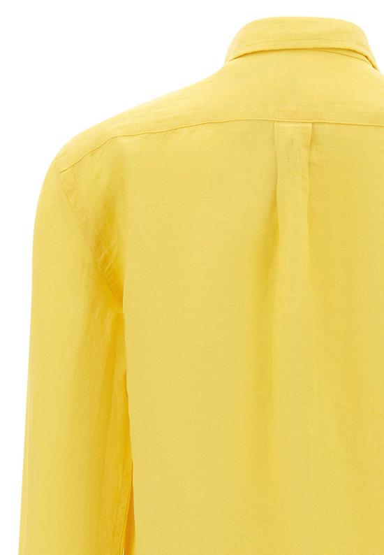 26SS 폴로 랄프로렌 포니 자수 리넨 셔츠 (211970730009) 211970730 502 YELLOW - POLO RALPH LAUREN
