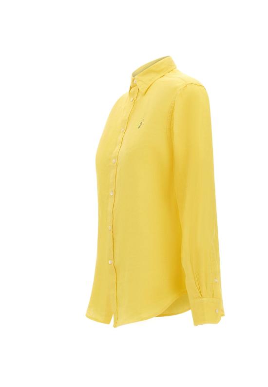 26SS 폴로 랄프로렌 포니 자수 리넨 셔츠 (211970730009) 211970730 502 YELLOW - POLO RALPH LAUREN