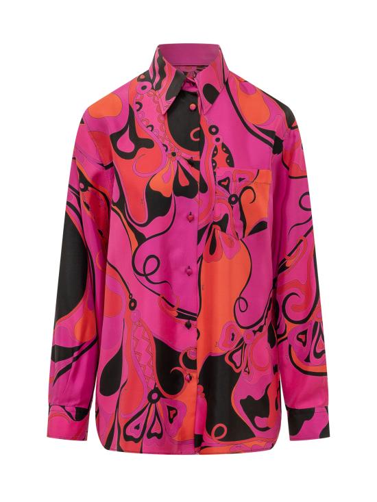 26SS 푸찌 셔츠 6HRJ126H731 026 FUCHSIA BLACK