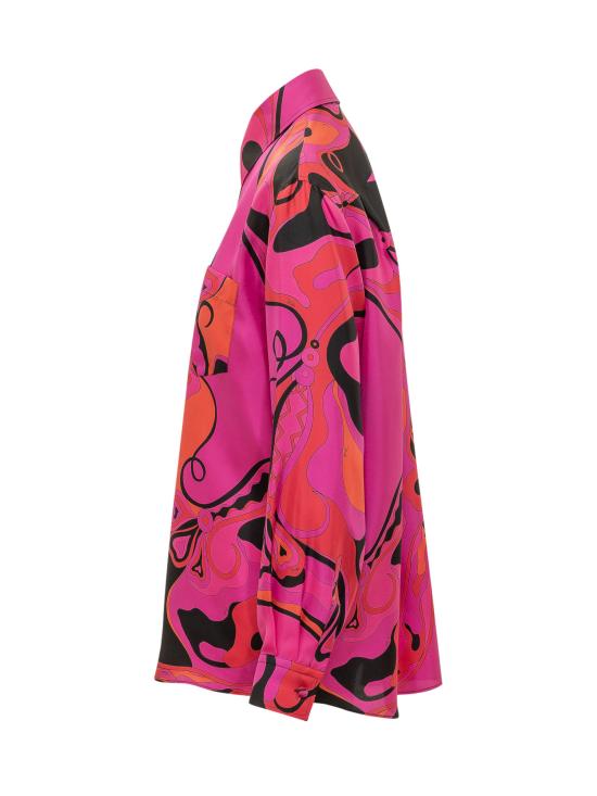 26SS 푸찌 셔츠 6HRJ126H731 026 FUCHSIA BLACK - PUCCI