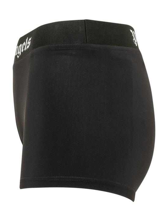 26SS 팜앤젤스 숏팬츠 PWVH010S26FAB001 1010 BLACK - PALM ANGELS
