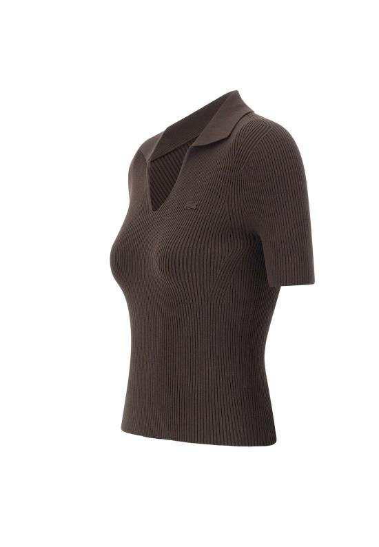 26SS 라코스테 폴로 티셔츠 AF9874 3LA BROWN - LACOSTE