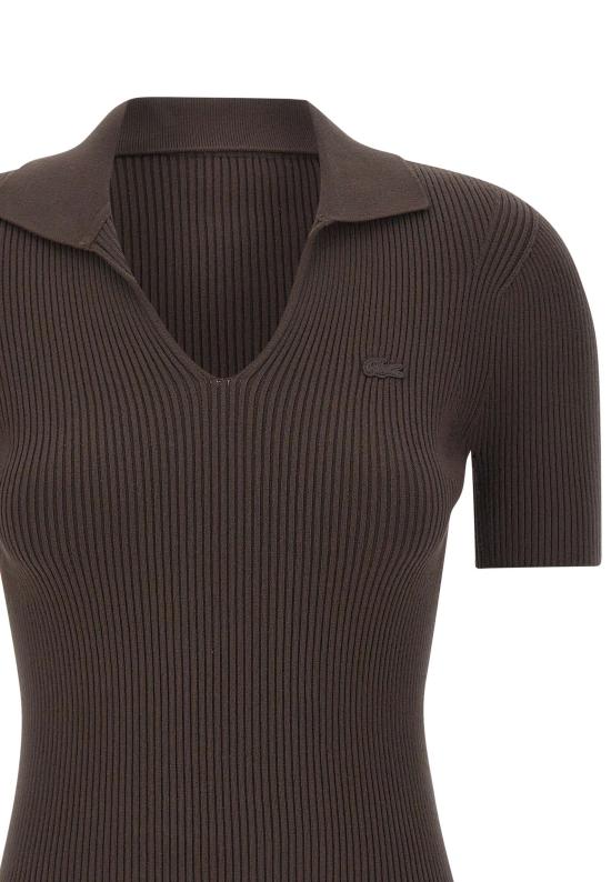 26SS 라코스테 폴로 티셔츠 AF9874 3LA BROWN - LACOSTE