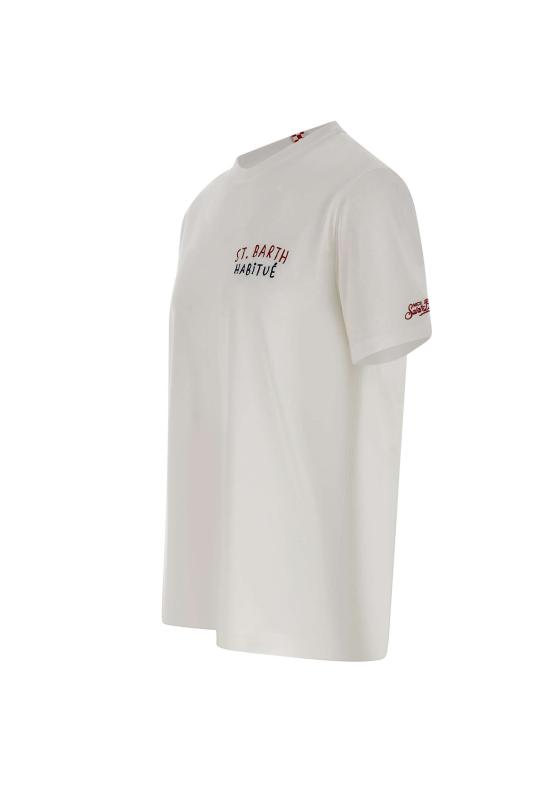 26SS 세인트바쓰 반팔 티셔츠 PRL0002 00320L WHITE - MC2 SAINT BARTH