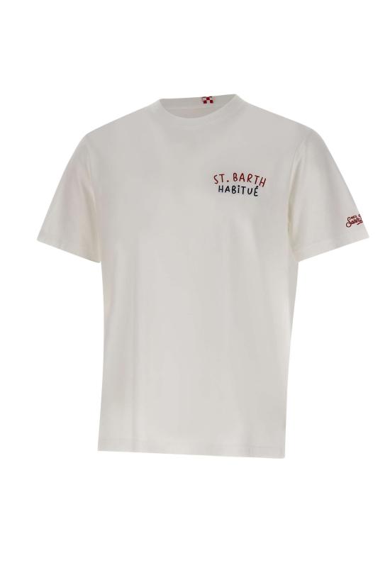 26SS 세인트바쓰 반팔 티셔츠 PRL0002 00320L WHITE