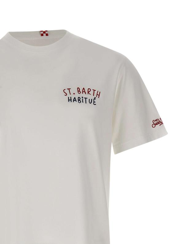 26SS 세인트바쓰 반팔 티셔츠 PRL0002 00320L WHITE - MC2 SAINT BARTH