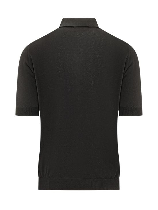 26SS 필리포 드 로렌티스 폴로 티셔츠 PL1MCSE18R 990 NERO - FILIPPO DE LAURENTIIS