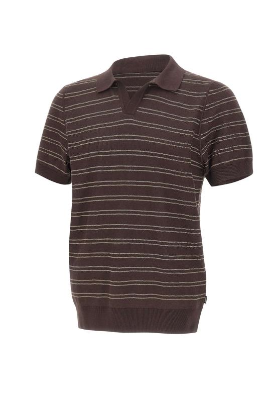 26SS 보스 폴로 티셔츠 50560483 206 BROWN