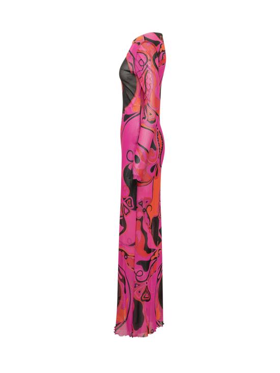 26SS 푸찌 원피스 6HJI356H739 026 FUCHSIA BLACK - PUCCI