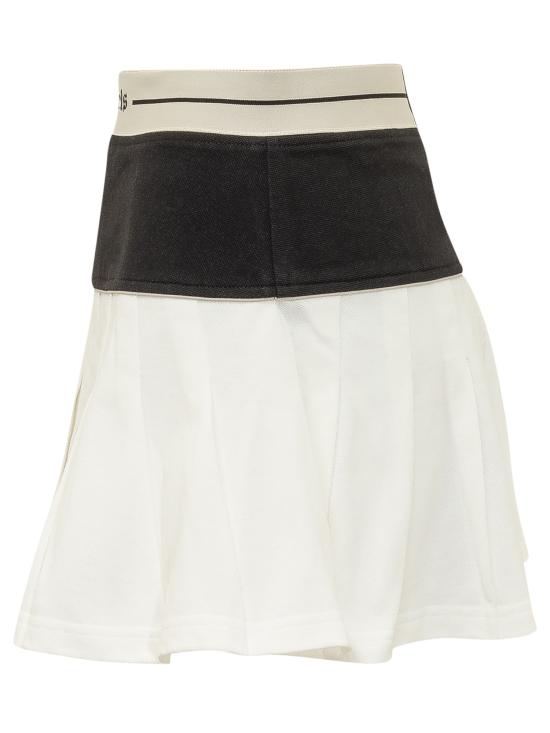 26SS 팜앤젤스 스커트 PWCC095S26FAB001 0310 OFF WHITE BLACK - PALM ANGELS