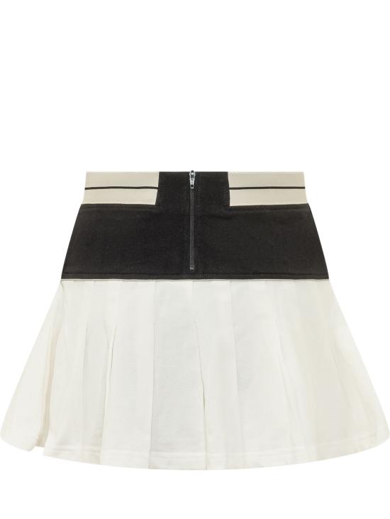 26SS 팜앤젤스 스커트 PWCC095S26FAB001 0310 OFF WHITE BLACK - PALM ANGELS