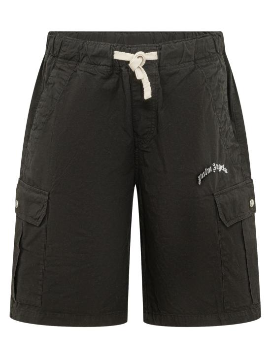 26SS 팜앤젤스 숏팬츠 PMCS012S26FAB002 1003 BLACK OFF WHITE