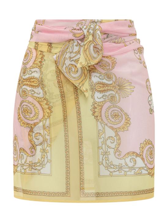 26SS 베르사체 의류 10232031A17189 5Y590 PALE YELLOW ROSE QUARTZ