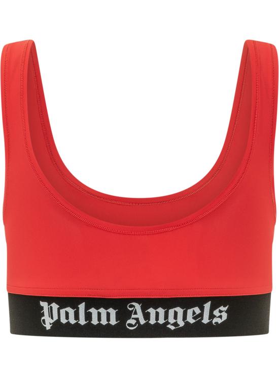 26SS 팜앤젤스 반팔 티셔츠 PWVO010S26FAB001 2510 RED BLACK - PALM ANGELS