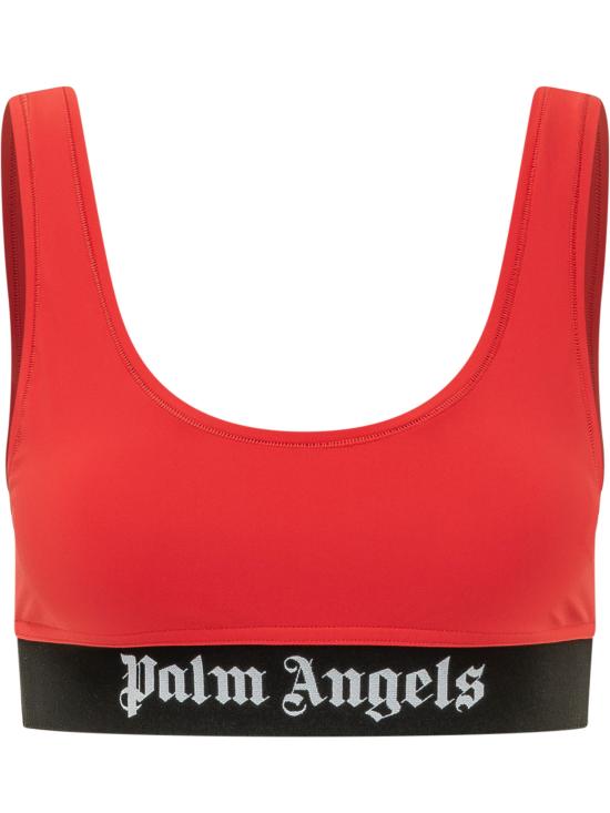 26SS 팜앤젤스 반팔 티셔츠 PWVO010S26FAB001 2510 RED BLACK