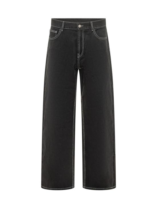 26SS 팜앤젤스 데님 팬츠 PMYA049S26DEN007 1003 BLACK OFF WHITE