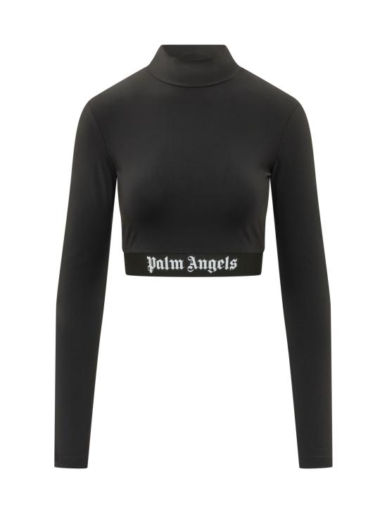 26SS 팜앤젤스 반팔 티셔츠 PWVO014S26FAB001 1010 BLACK