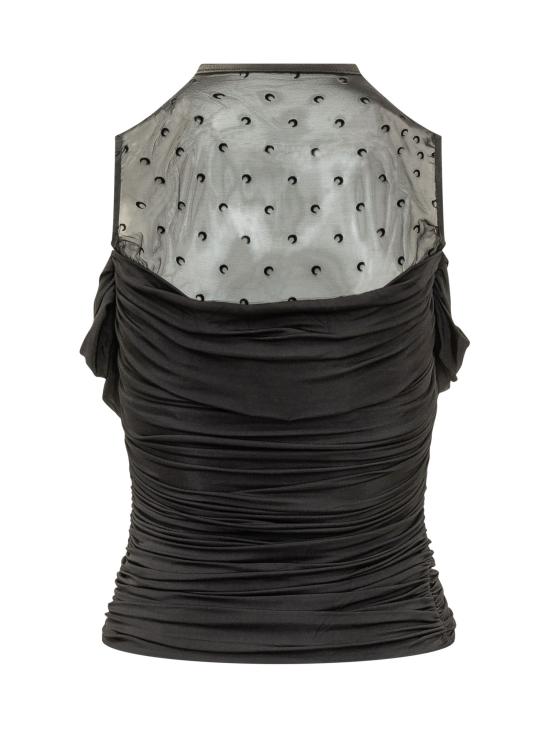 26SS 마린세르 반팔 티셔츠 WTO468ACJER0022 BK99 BLACK - MARINE SERRE