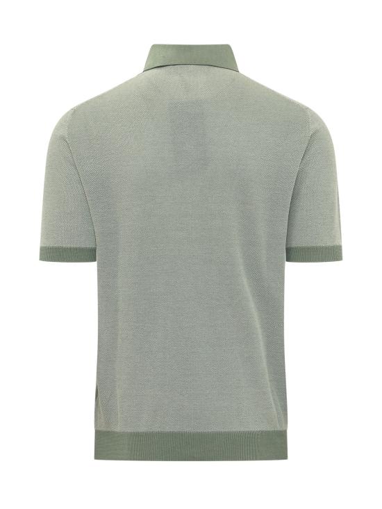 26SS 필리포 드 로렌티스 폴로 티셔츠 PL1MCSU18Q3 0252 LATTE SALVIA - FILIPPO DE LAURENTIIS