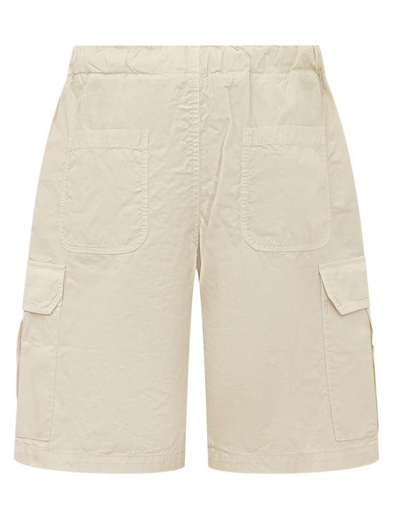 26SS 팜앤젤스 숏팬츠 PMCS012S26FAB002 0310 OFF WHITE BLACK - PALM ANGELS