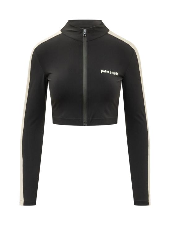 26SS 팜앤젤스 자켓 PWVB001S26FAB001 1003 BLACK OFF WHITE