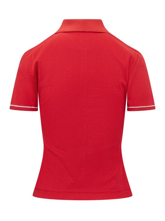 26SS 마린세르 폴로 티셔츠 WSI038ACJER0011 RD10 RED - MARINE SERRE