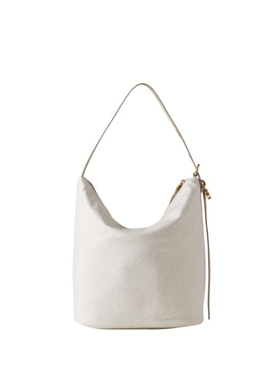 26SS 보르보네제 토트백 91010227 AH1927 WHITE COTTON - BORBONESE