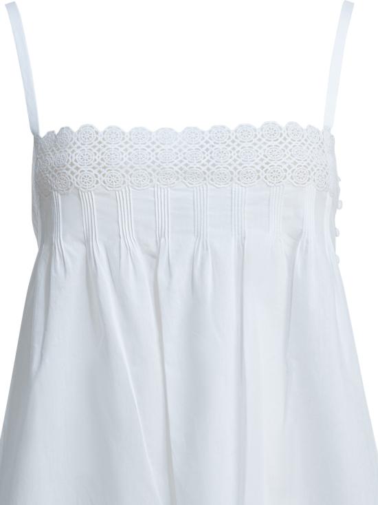 26SS 생로랑 원피스 839481Y7K369601 White - SAINT LAURENT