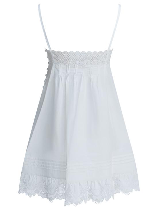 26SS 생로랑 원피스 839481Y7K369601 White - SAINT LAURENT