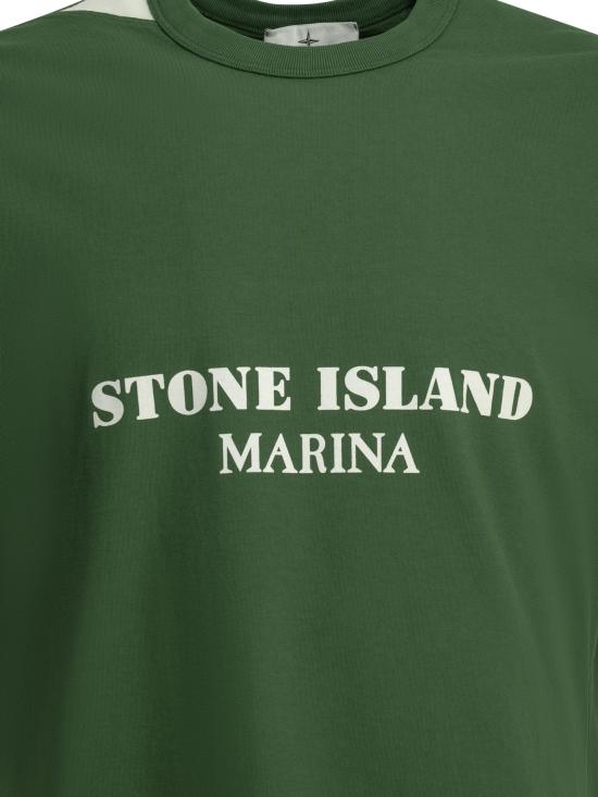 26SS 스톤 아일랜드 탑 2100017S0X16V005I Green - STONE ISLAND
