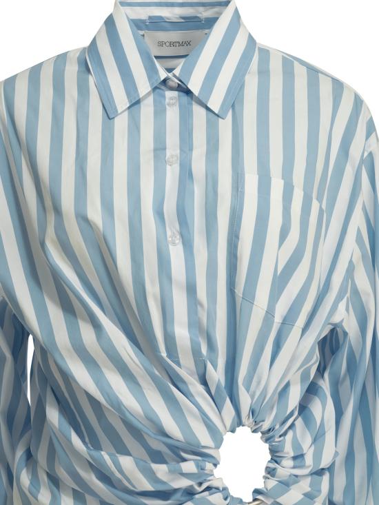 26SS 막스마라 스포츠막스 블라우스/셔츠 2612111012600SPXPALMIZI003 Light blue - MAX MARA SPORTMAX FASHION