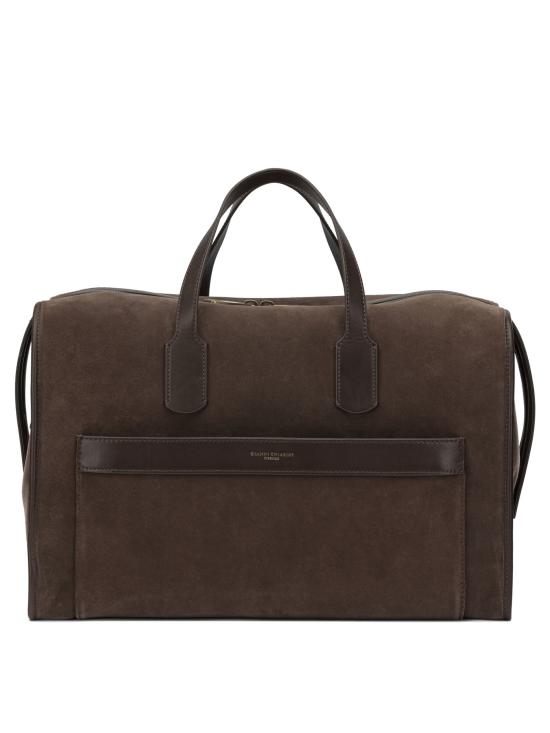 26SS 지아니 끼아리니 더플백 BSN11629CM PLBERLINOCHOCOLATE Brown