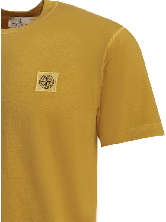 26SS 스톤 아일랜드 탑 2100026S0057V0134 Yellow - STONE ISLAND