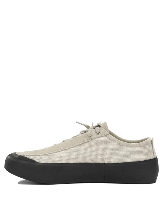 26SS 스톤 아일랜드 폴리 메쉬 로우탑 트레이너 컴퍼스 L1SFWS100010S0448V009B Beige - STONE ISLAND