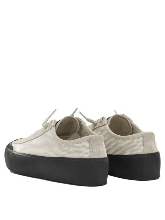 26SS 스톤 아일랜드 폴리 메쉬 로우탑 트레이너 컴퍼스 L1SFWS100010S0448V009B Beige - STONE ISLAND