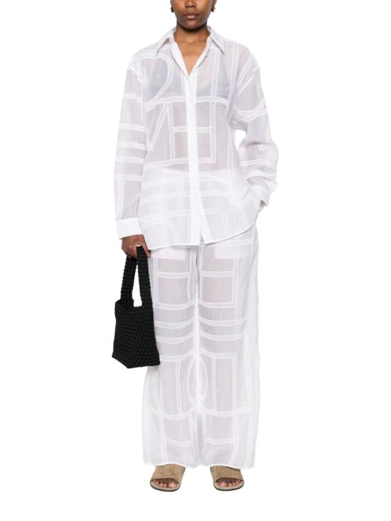 26SS 토템 스트레이트 팬츠 253WRB0316FB0441 WHITE047 - TOTEME