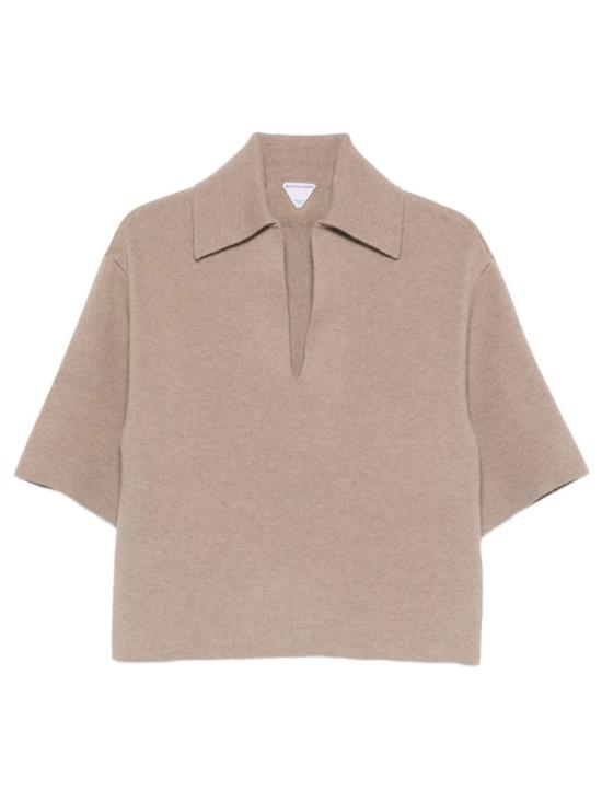 26SS 보테가베네타 폴로 티셔츠 835398 V33NO9713 BEIGE