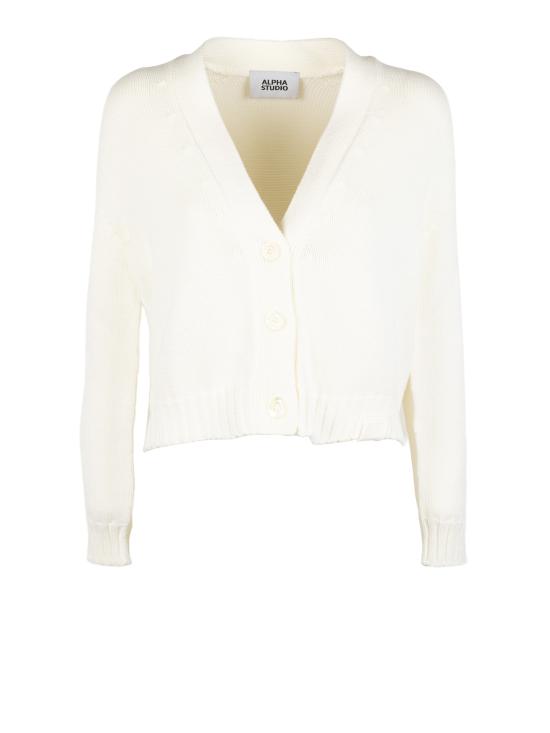 26SS 알파스튜디오 가디건 6211E 2003 LATTE
