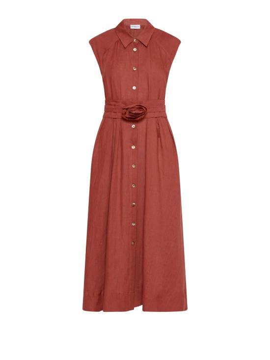 26SS 마렐라 미디 원피스 2613221114200 VENTO004 ARANCIO