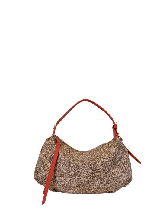26SS 보르보네제 토트백 91010231 AH1035 BEIGE RED PAPAYA