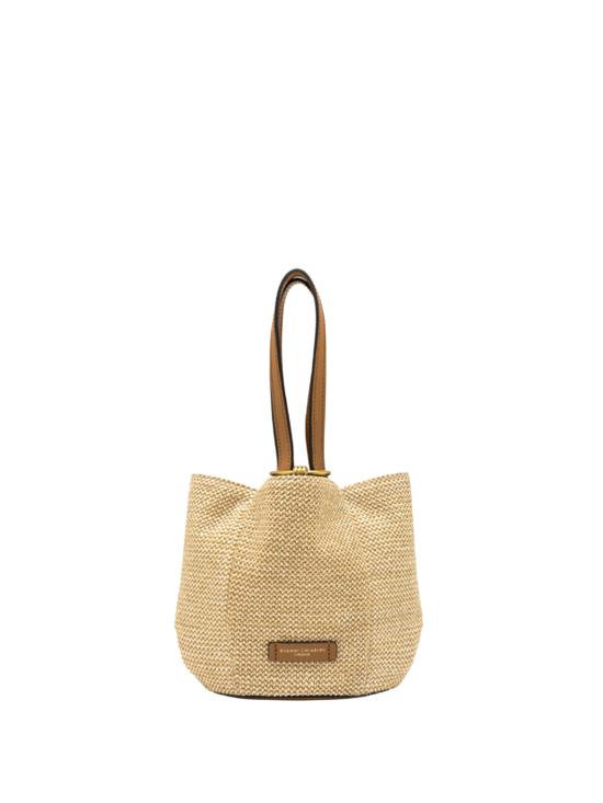 26SS 지아니 끼아리니 토트백 BS 12180 COMM TWIST LS2436 NATURALE CUOIO