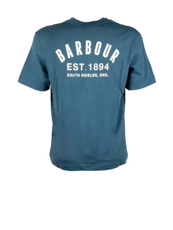 26SS 바버 반팔 티셔츠 MTS1566 BU18 DUSK BLUE - BARBOUR