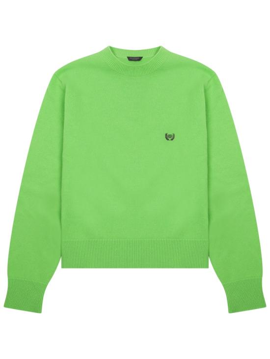 26SS 발렌시아가 로고 스웨터 812107 T17143232 GREEN