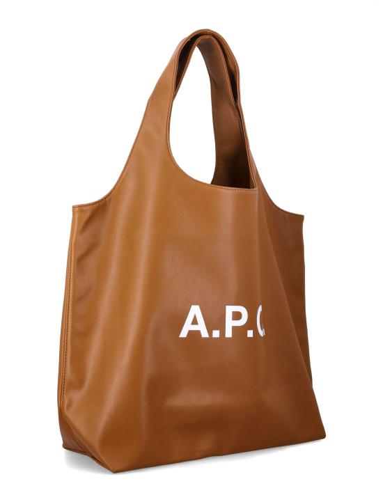 26SS 아페쎄 나논 로고 토트백 M61565PUAAT CAB Marrone - A.P.C.
