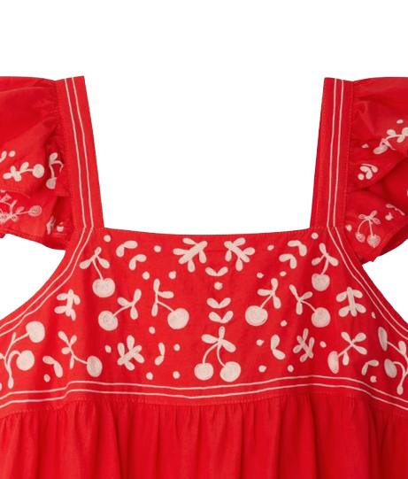 26SS [키즈] 봉쁘앙 원피스 S06GDRW00035 051A Red - BONPOINT