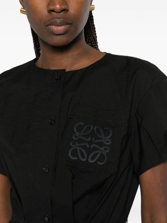  로에베 미디 원피스 S616Y09XC8 1100 Nero - LOEWE