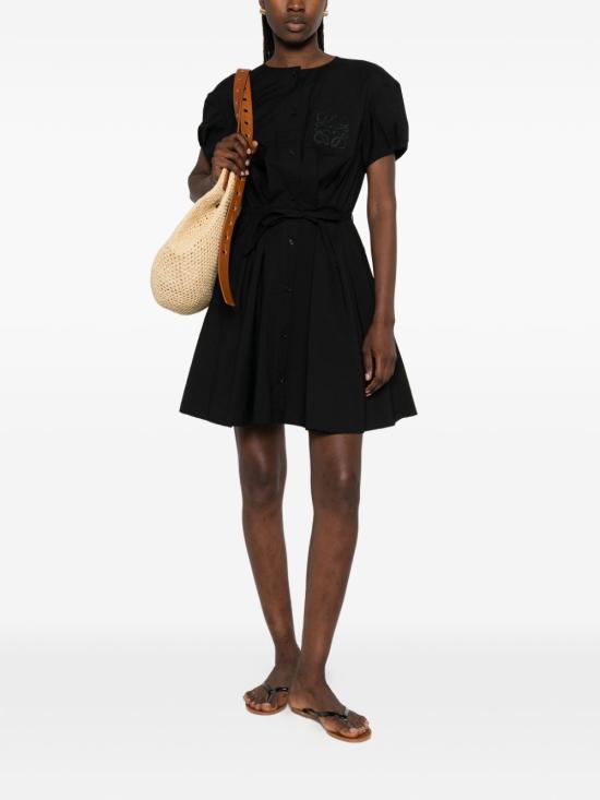  로에베 미디 원피스 S616Y09XC8 1100 Nero - LOEWE