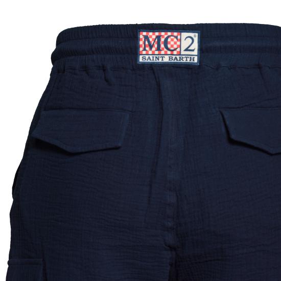 26SS 세인트바쓰 숏팬츠 MRE0002 00465L61 Blu - MC2 SAINT BARTH